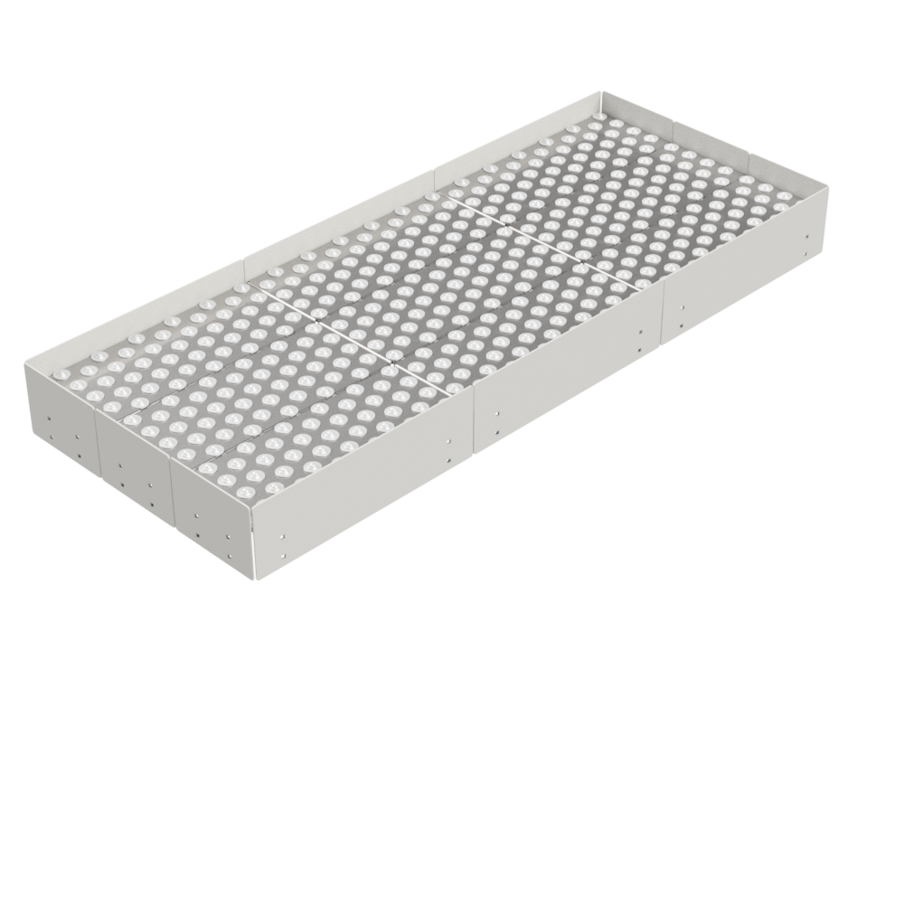 Seitenführung Kugelrollentisch Stahl